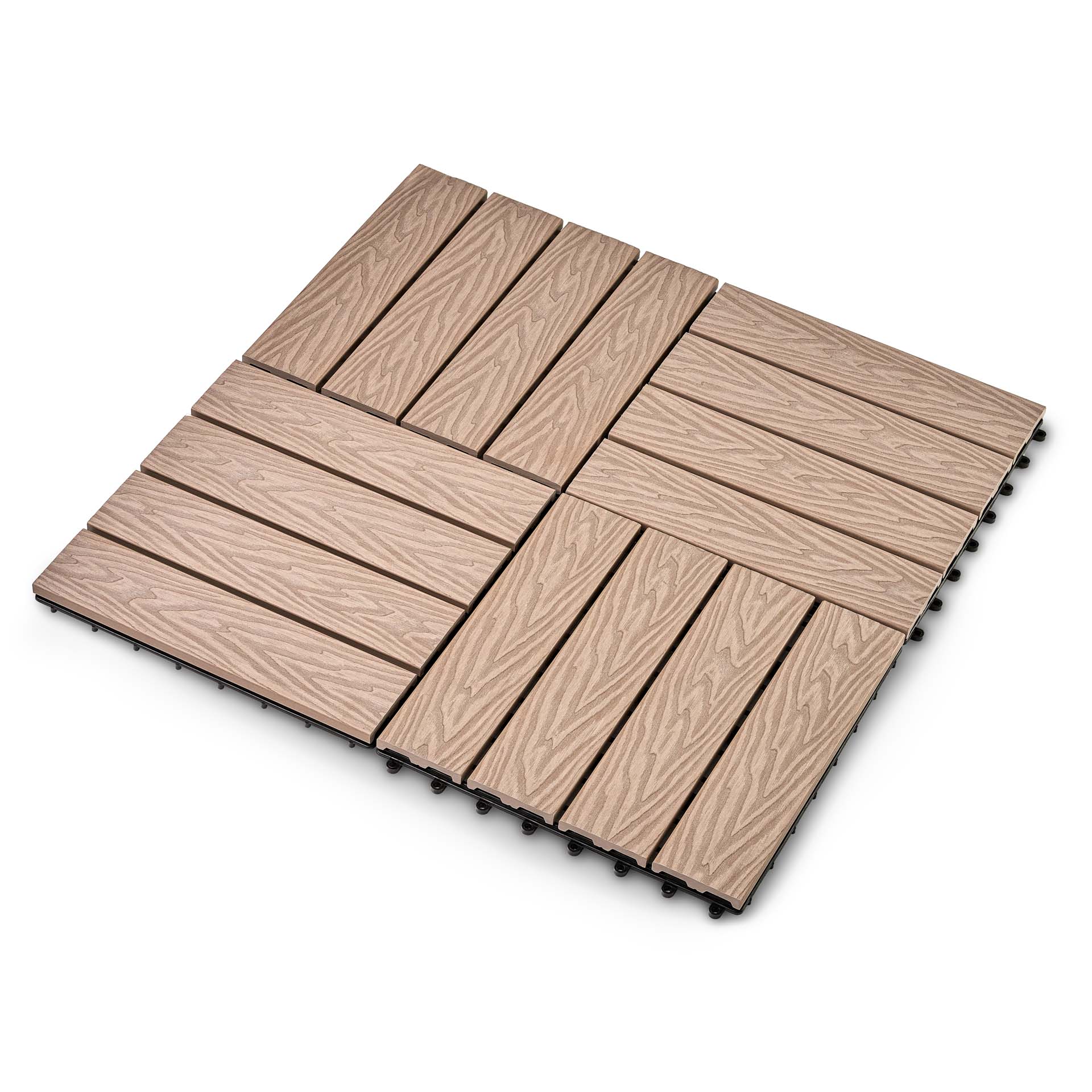 Садовая плитка EasyDecking 300х300х21 Бежевый (в 1 уп. - 11 шт., 1 м2)