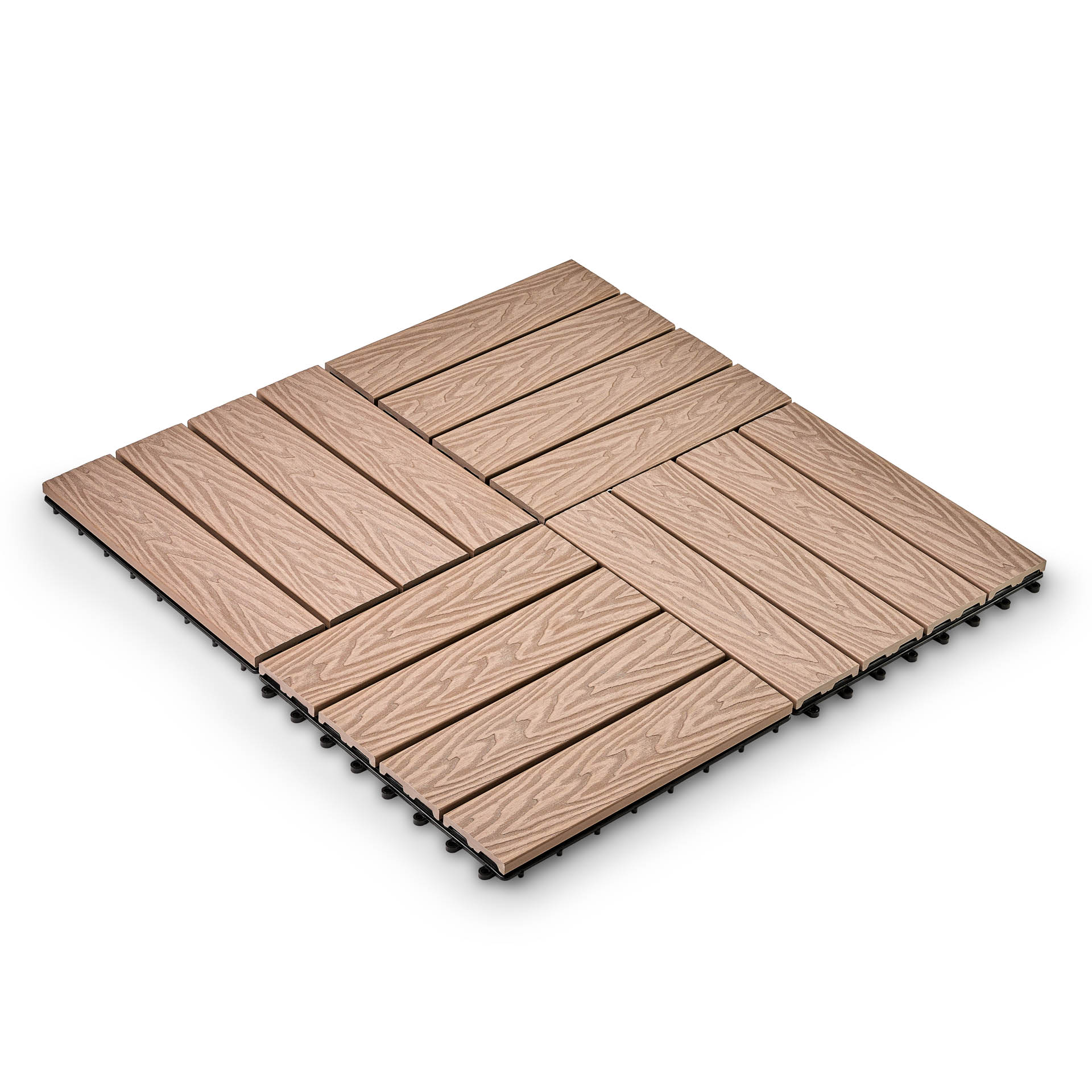 Садовая плитка EasyDecking 300х300х21 Бежевый (в 1 уп. - 11 шт., 1 м2)