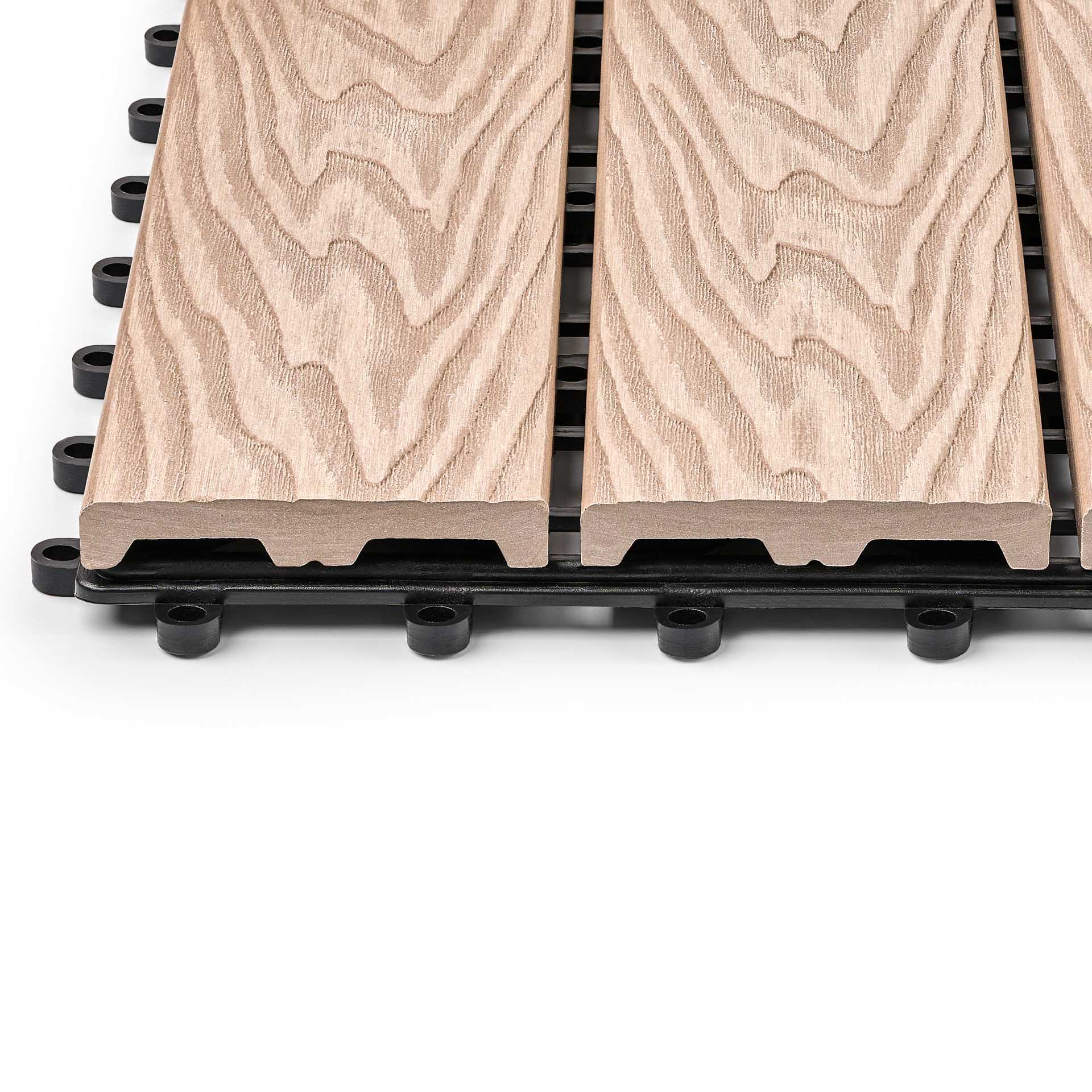 Садовая плитка EasyDecking 300х300х21 Бежевый (в 1 уп. - 11 шт., 1 м2)