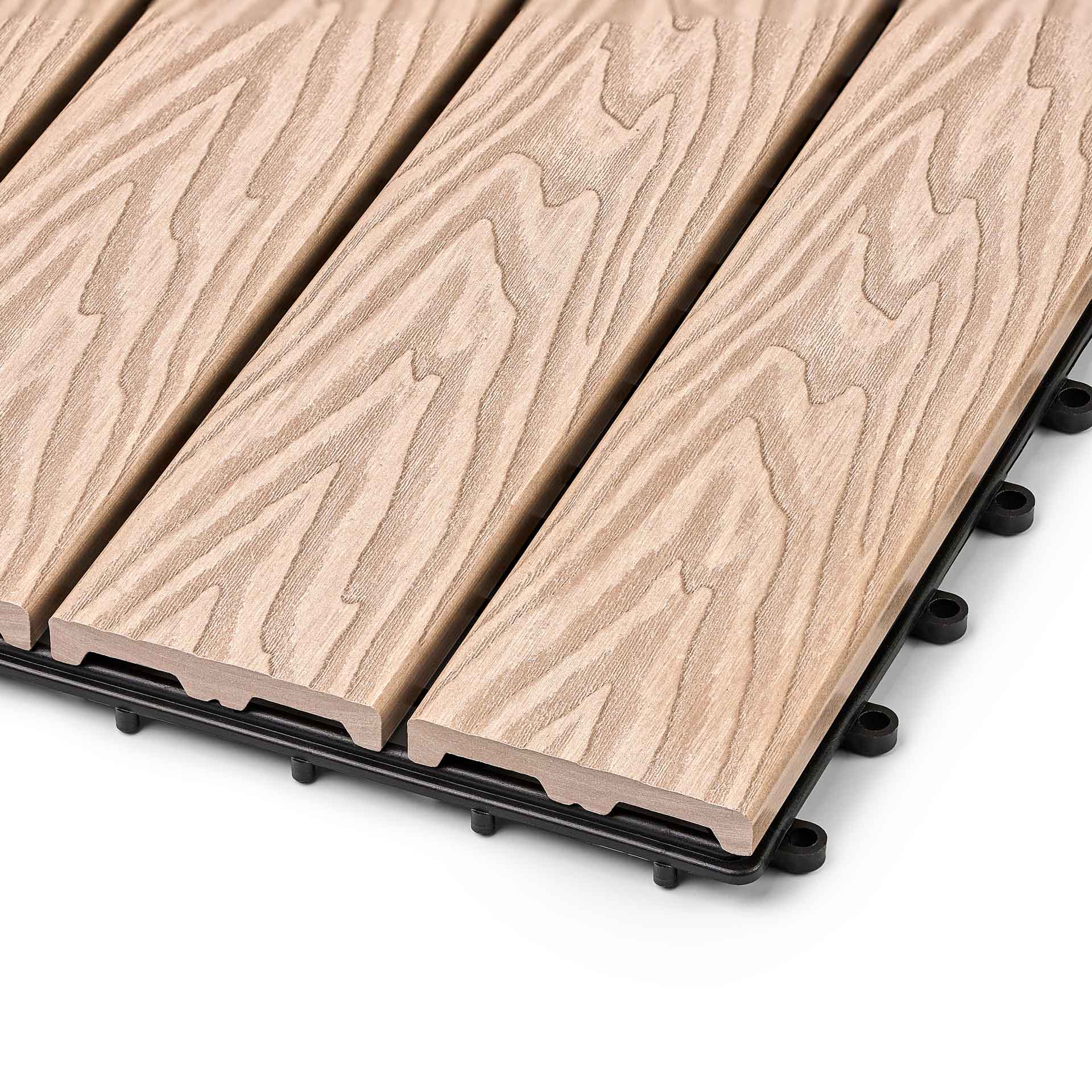 Садовая плитка EasyDecking 300х300х21 Бежевый (в 1 уп. - 11 шт., 1 м2)