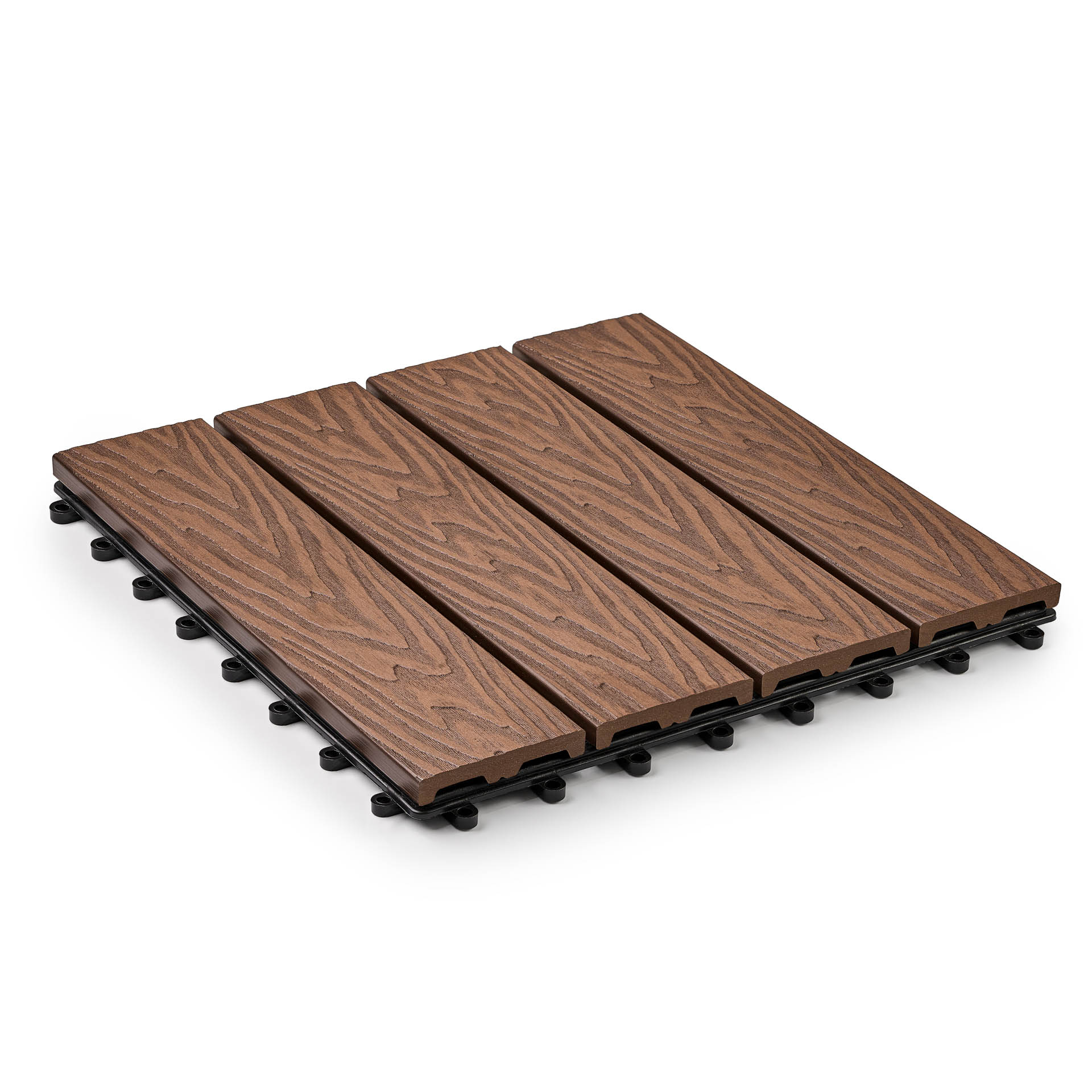 Садовая плитка EasyDecking 300х300х21 Венге (в 1 уп. - 11 шт., 1 м2)