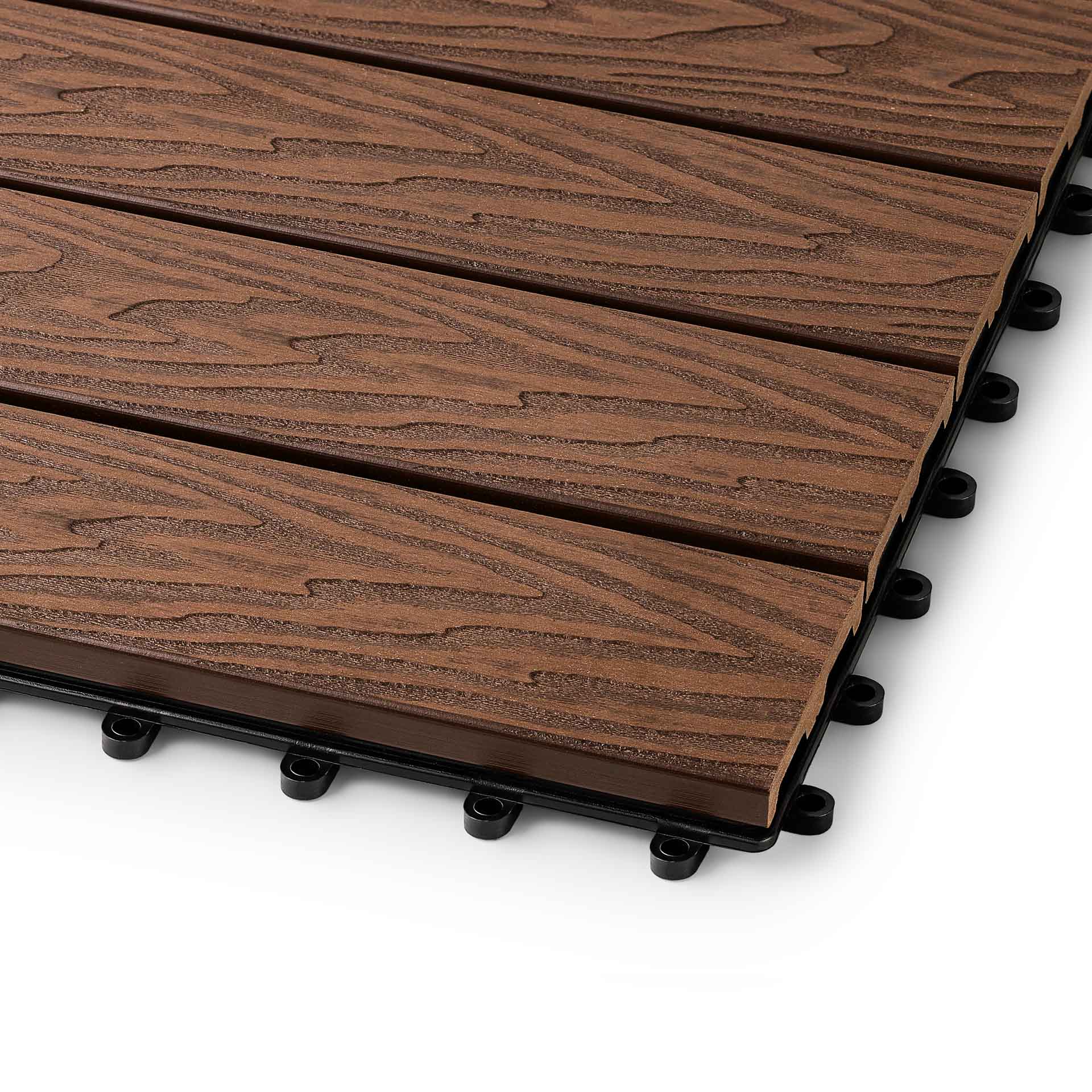 Садовая плитка EasyDecking 300х300х21 Венге (в 1 уп. - 11 шт., 1 м2)
