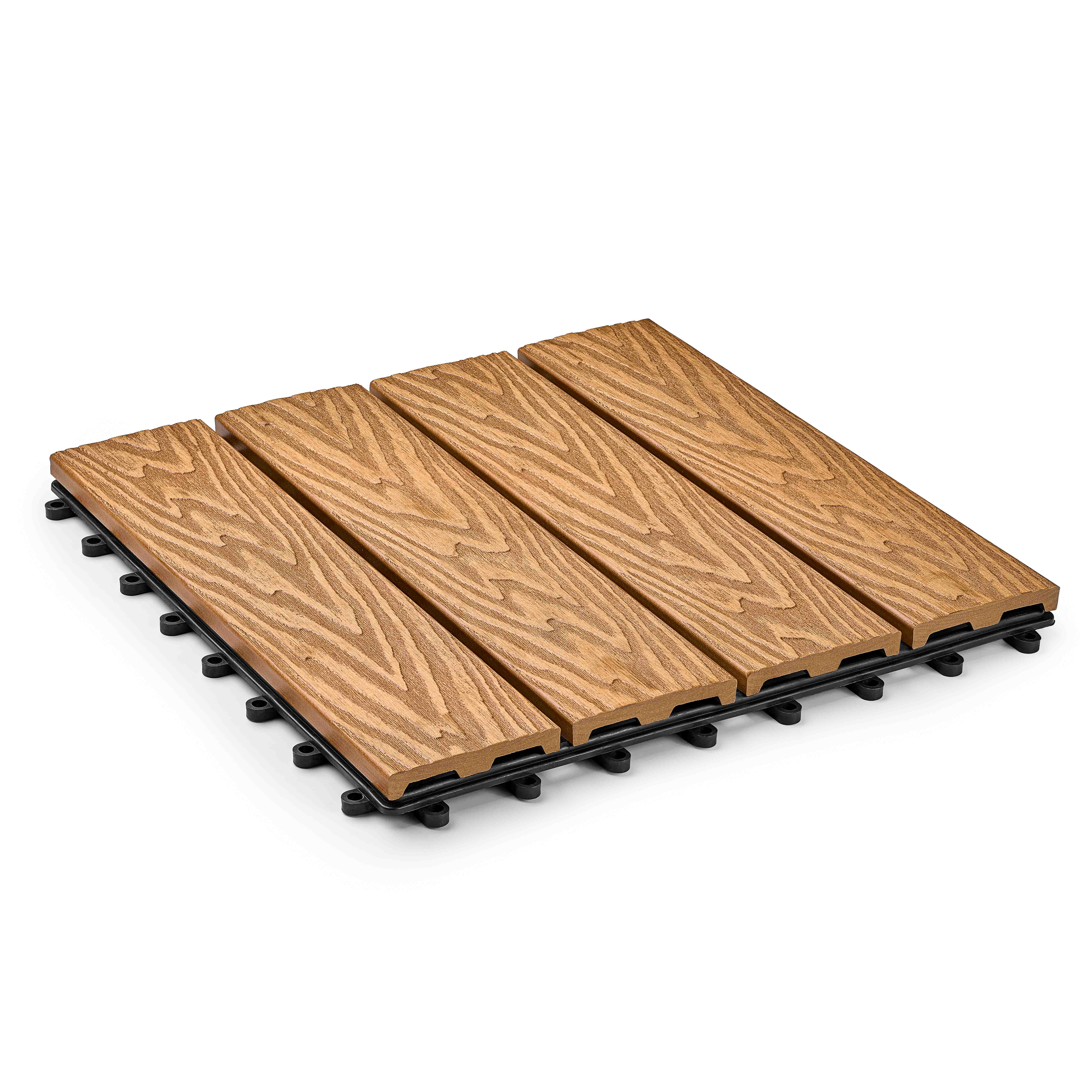 Садовая плитка EasyDecking 300х300х21 Дуб (в 1 уп. - 11 шт., 1 м2)