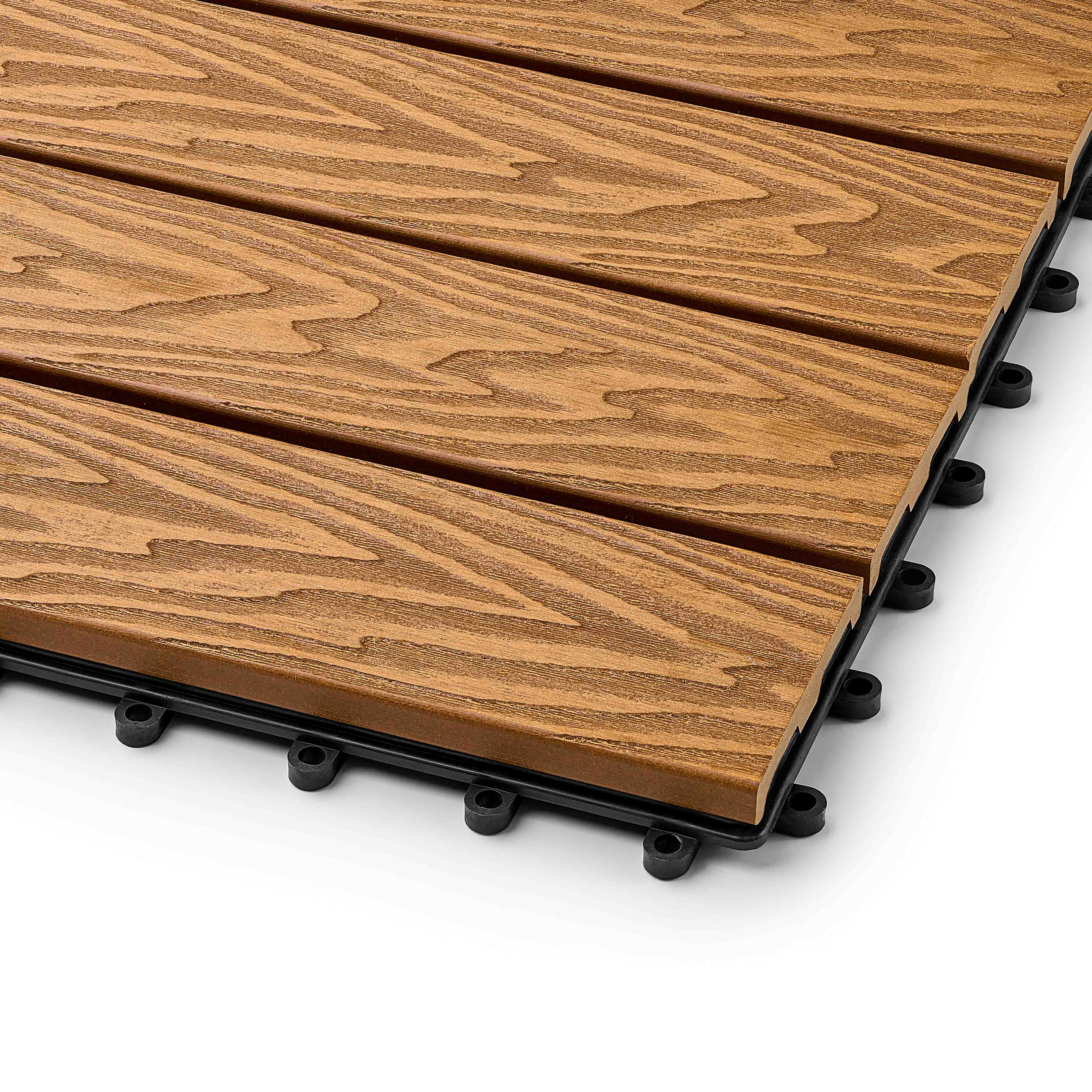 Садовая плитка EasyDecking 300х300х21 Дуб (в 1 уп. - 11 шт., 1 м2)