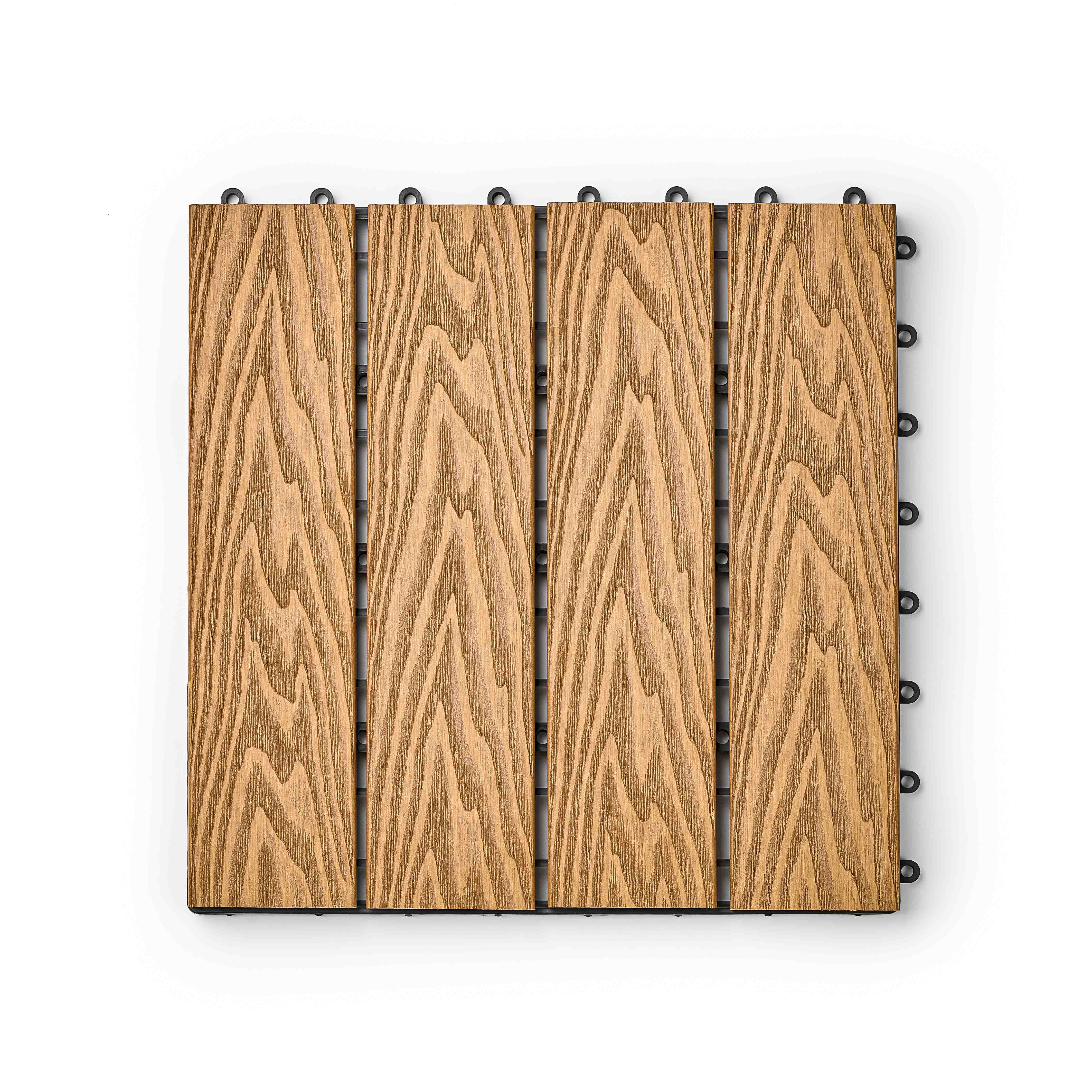 Садовая плитка EasyDecking 300х300х21 Дуб (в 1 уп. - 11 шт., 1 м2)