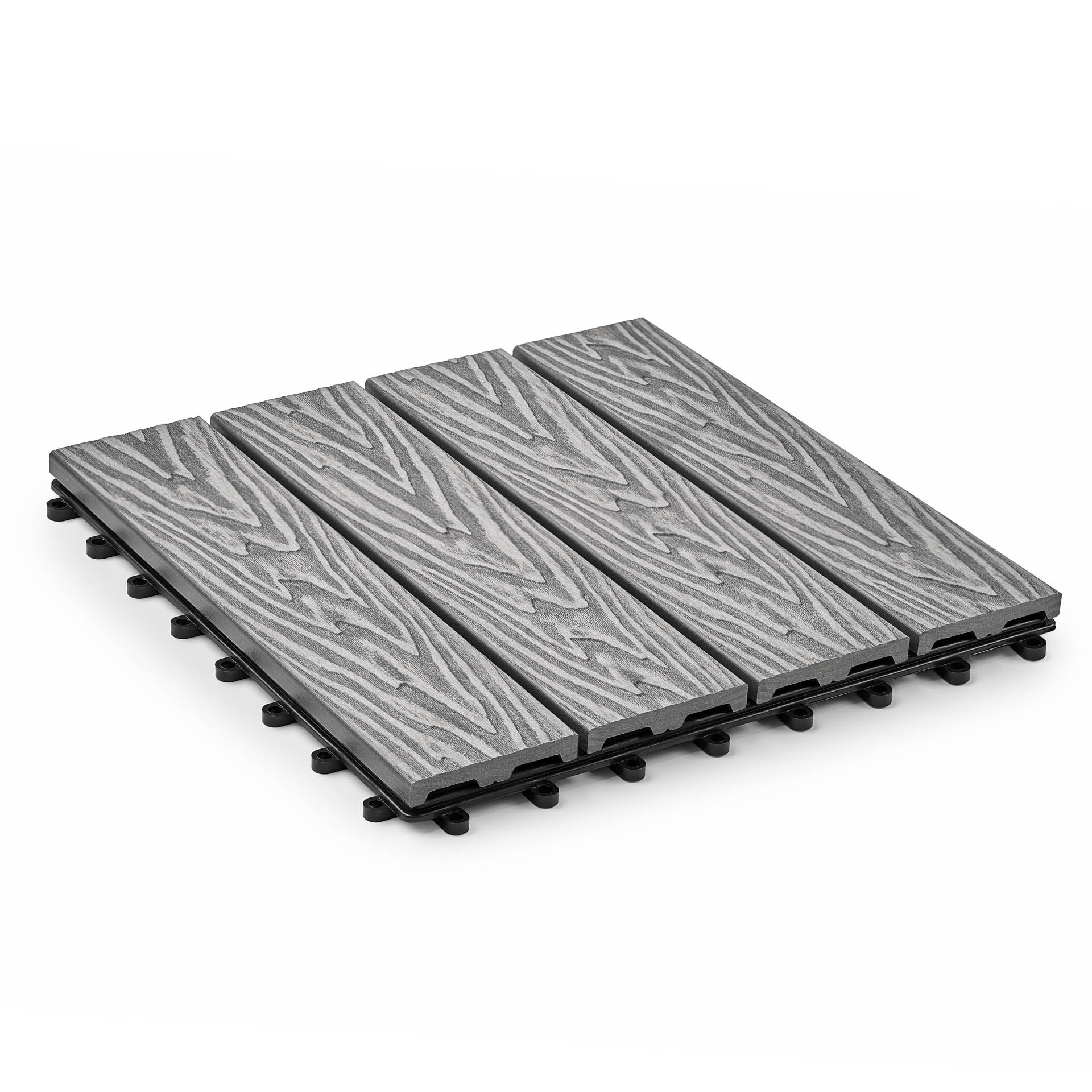Садовая плитка EasyDecking 300х300х21 Серый (в 1 уп. - 11 шт., 1 м2)