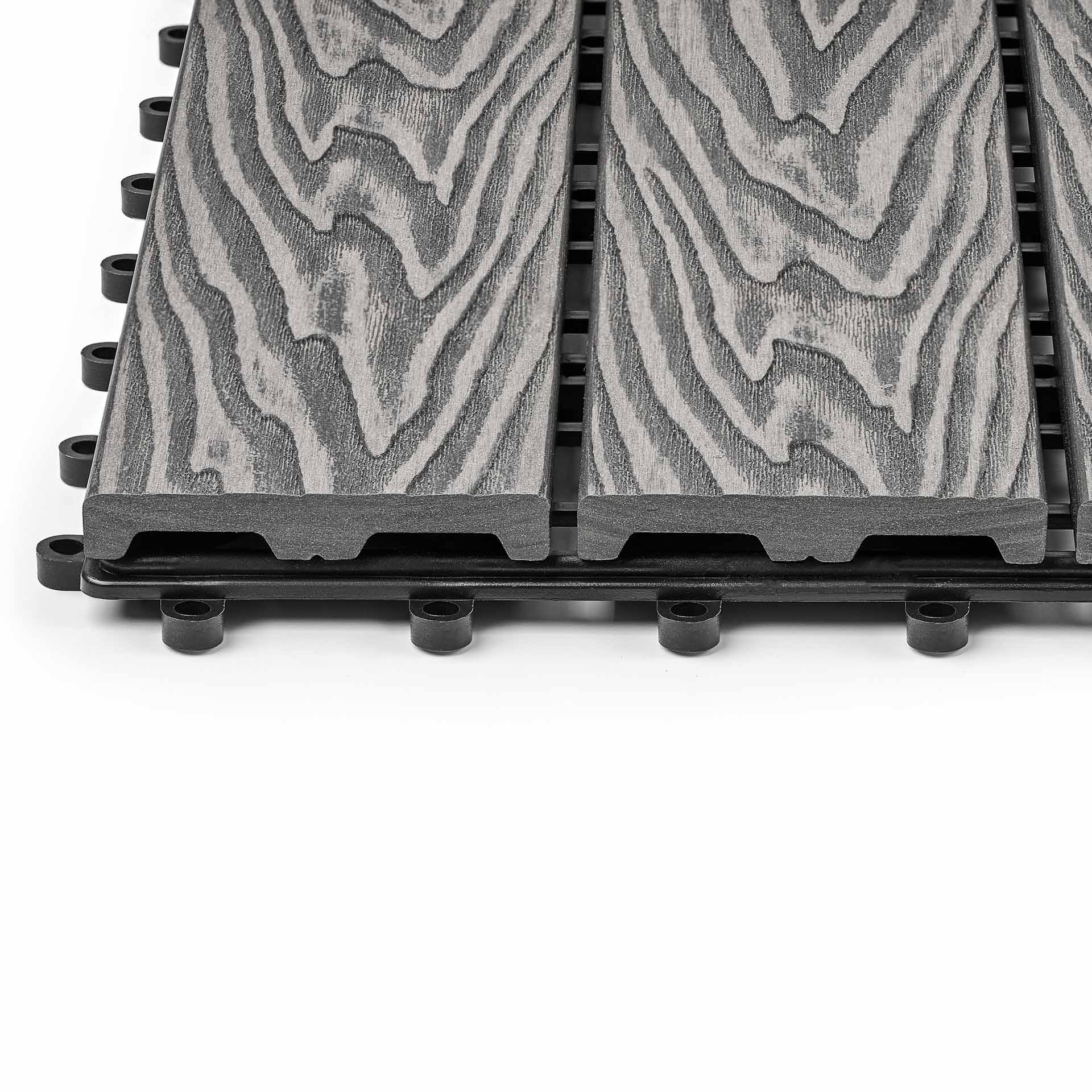 Садовая плитка EasyDecking 300х300х21 Серый (в 1 уп. - 11 шт., 1 м2)