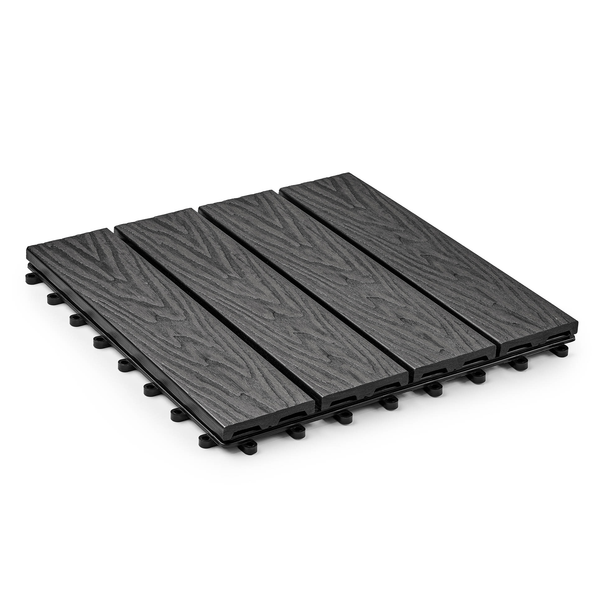 Садовая плитка EasyDecking 300х300х21 Черное дервео (в 1 уп. - 11 шт., 1 м2)