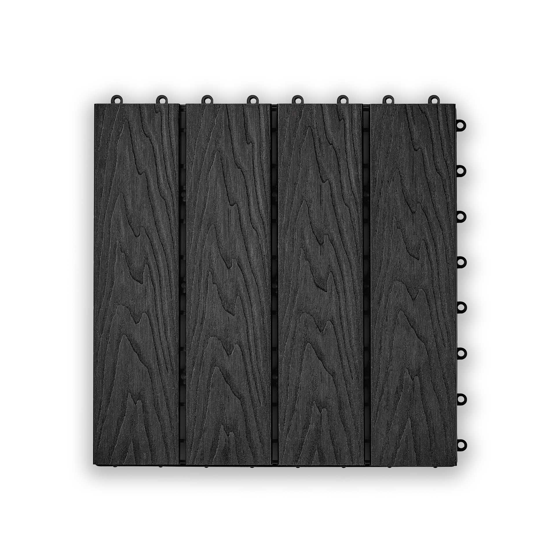 Садовая плитка EasyDecking 300х300х21 Черное дервео (в 1 уп. - 11 шт., 1 м2)