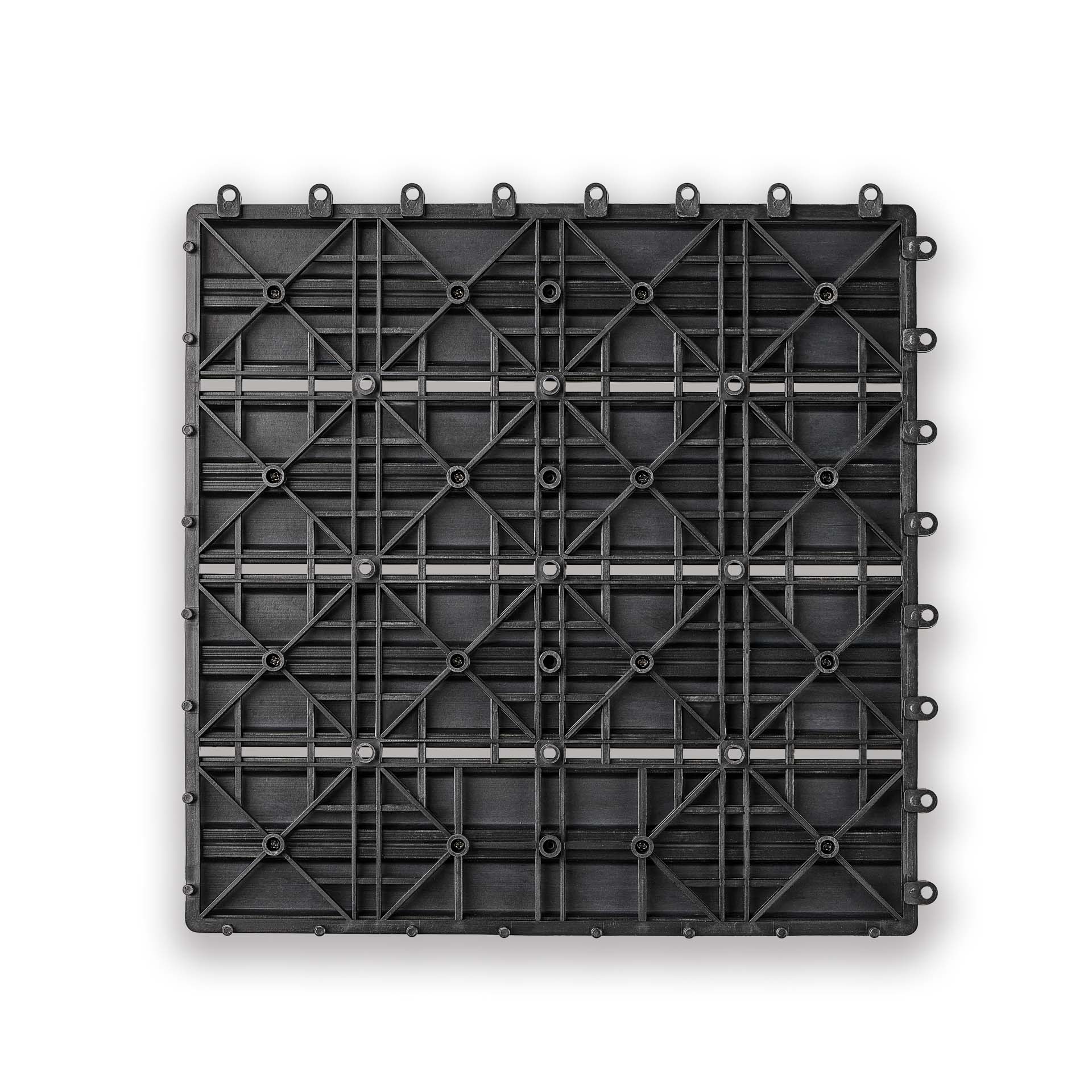 Садовая плитка EasyDecking 300х300х21 Черное дервео (в 1 уп. - 11 шт., 1 м2)