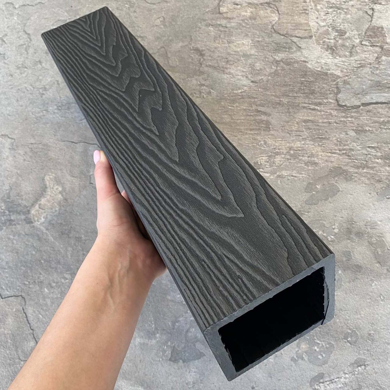 Столб EasyDecking Вуд-Икс 100х100х3010 Черное дерево