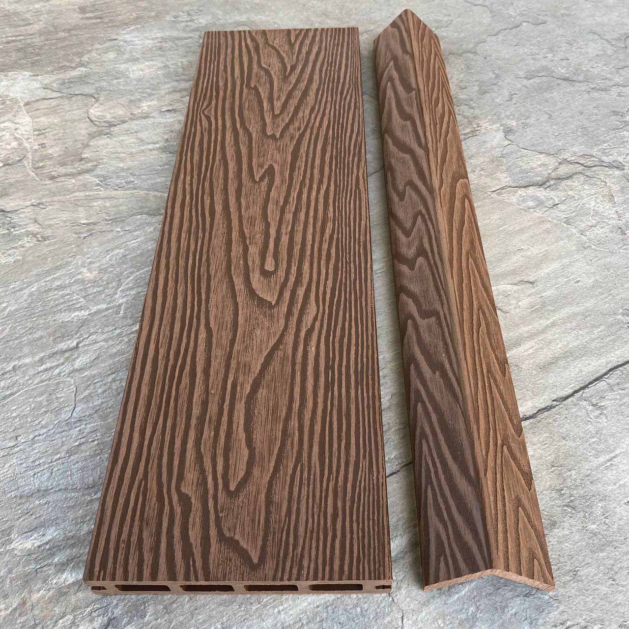 Террасная доска EasyDecking Вуд-Икс 146х23х3010 Коричневый
