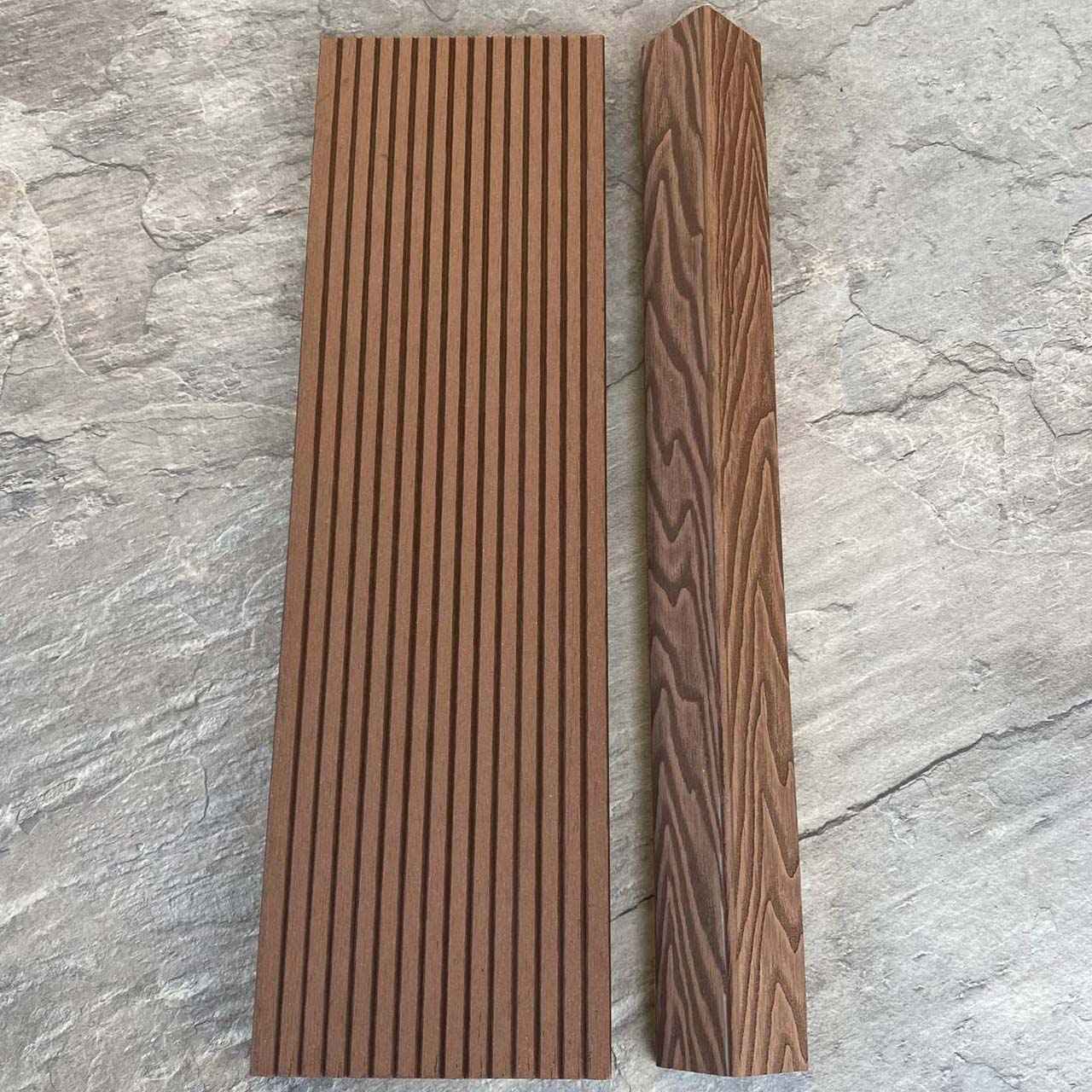 Террасная доска EasyDecking Вуд-Икс 146х23х3010 Коричневый