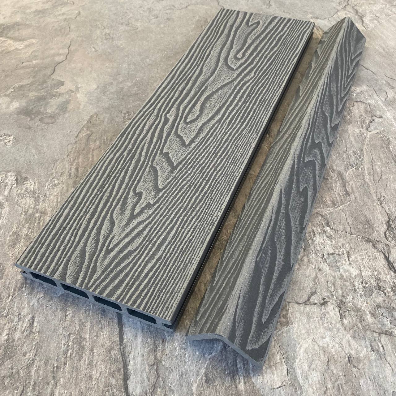 Террасная доска EasyDecking Вуд-Икс 146х23х4010 Серый