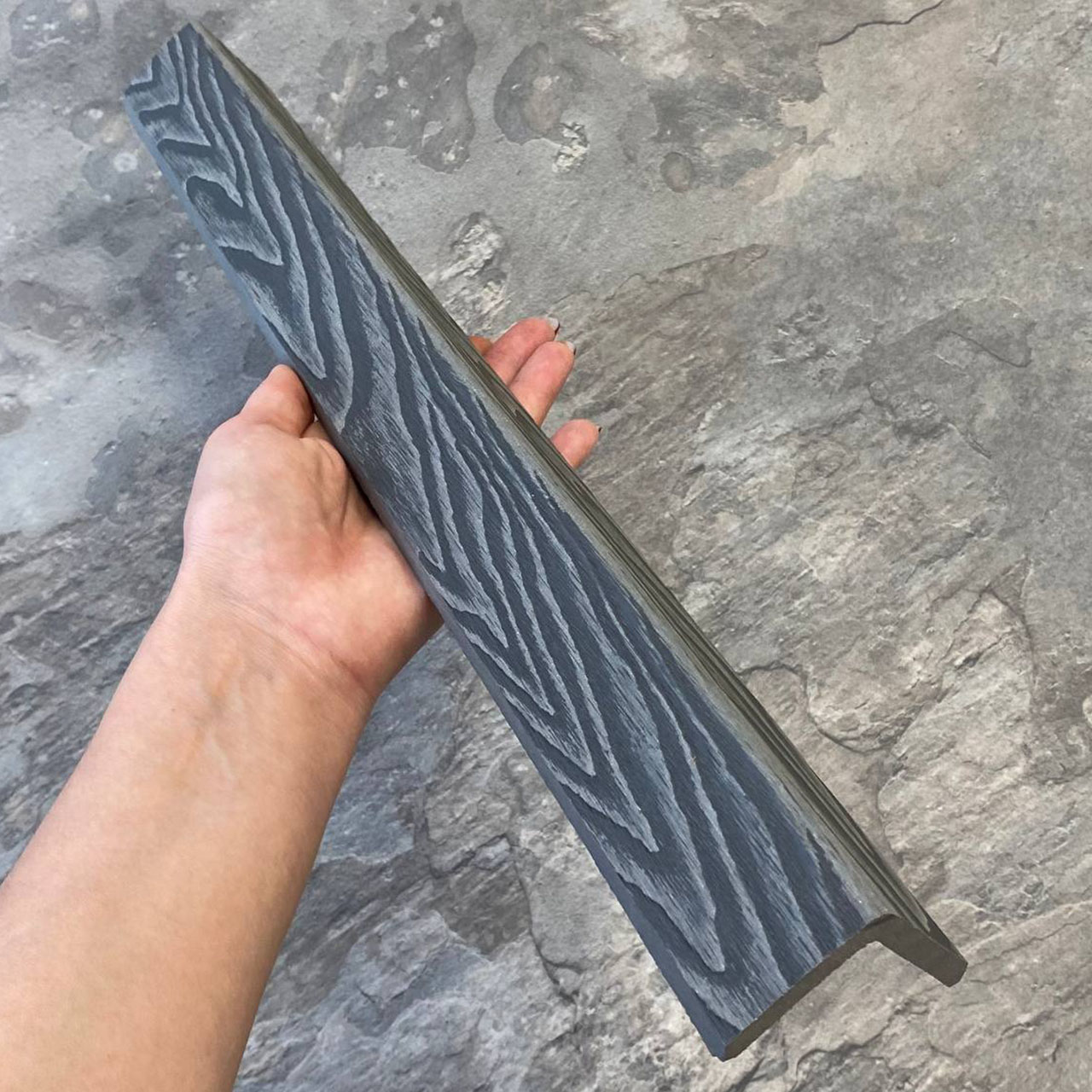 Угол EasyDecking Вуд-Икс 50х50х3010 Серый 3Д