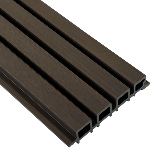 Фасадная реечная панель EasyDecking Ко-Экструзия 219х26х4010 Каштан
