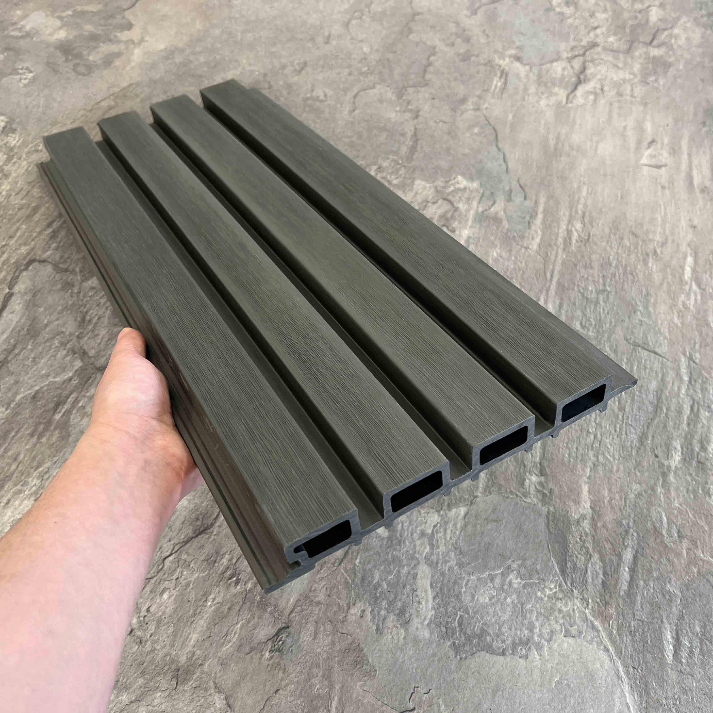 Фасадная реечная панель EasyDecking Ко-Экструзия 219х26х4010 Старый амбар