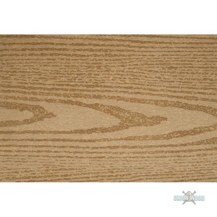 Террасная доска из ДПК Polivan Мелкий вельвет брашированный + текстура дерева 3D песочный
