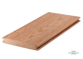 Полнотелая террасная доска из ДПК CM DECKING SOLID рябина